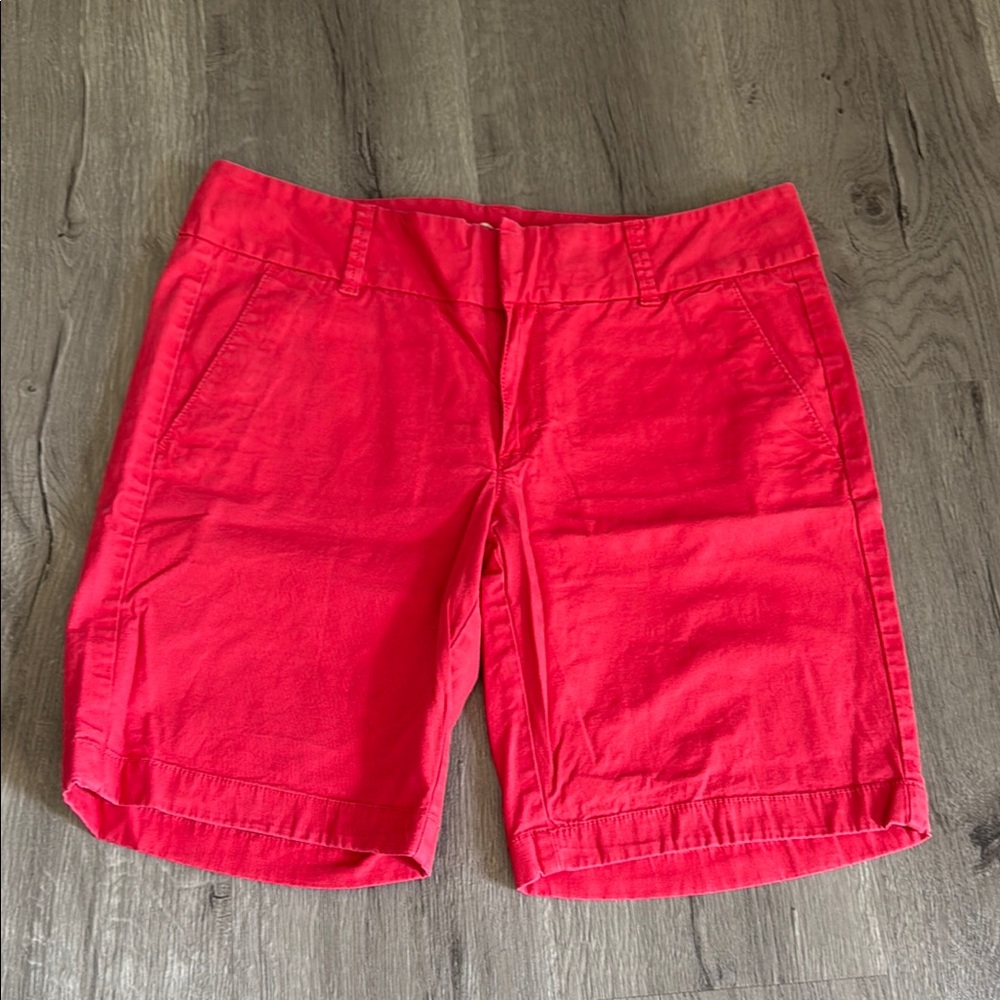 J. Crew Frankie Bermuda Bold Red Women's Shorts